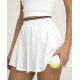 W VELOCITY PLEATED LINED SHORT BRIGHT WHITE