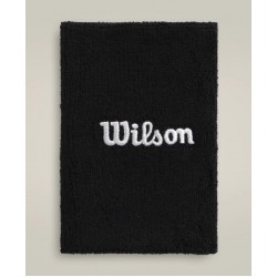 WILSON WIDE TERRY WRISTBANDS Black