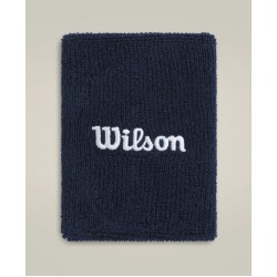 WILSON WIDE TERRY WRISTBANDS Navy