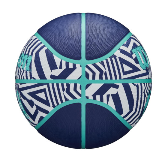WILSON NBA DRV PLUS DAZZLE CAMO BSKT INDIGO basketbola bumba