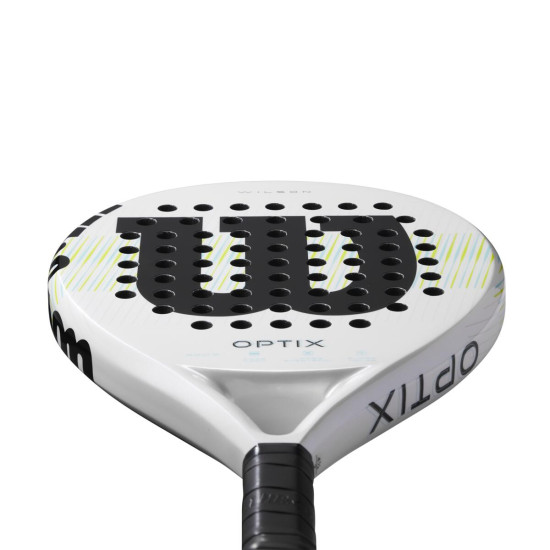 WILSON OPTIX V1 WHITE PADEL RAKETE
