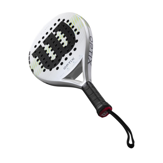 WILSON OPTIX V1 WHITE PADEL RAKETE