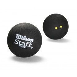 WILSON skvoša bumbiņas STAFF Iepakojumā 2 gb. - double yellow dot