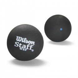 WILSON skvoša bumbiņas STAFF Iepakojumā 3 gb. - blue dot