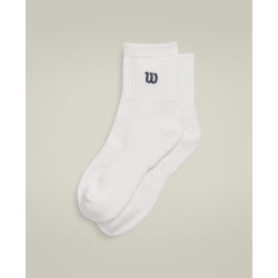 Wilson zeķes U QUARTER-LENGTH SOCK / BRIGHT WHITE/CLASSIC NAVY