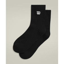 Wilson zeķes U QUARTER-LENGTH SOCK / BLACK